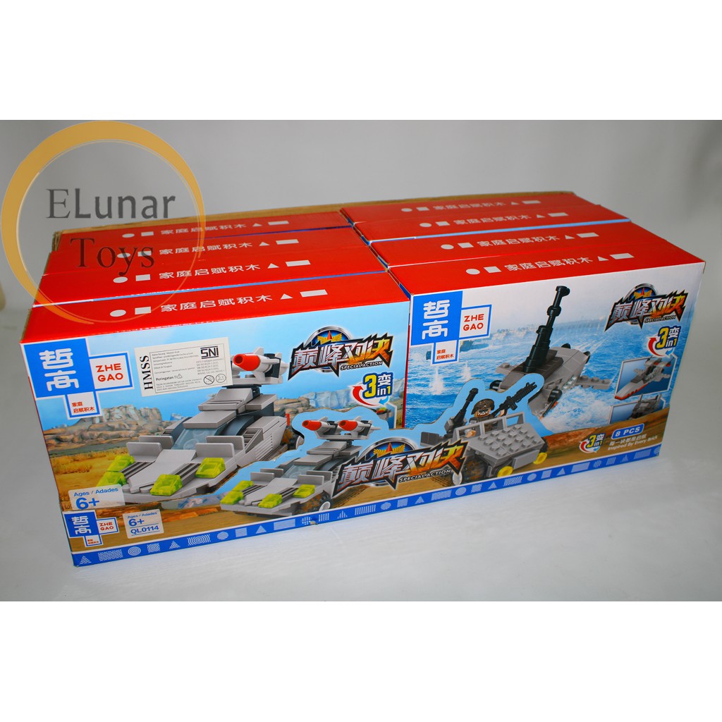 Mainan BLock Tentara Edisi Special Action (FULL SET)