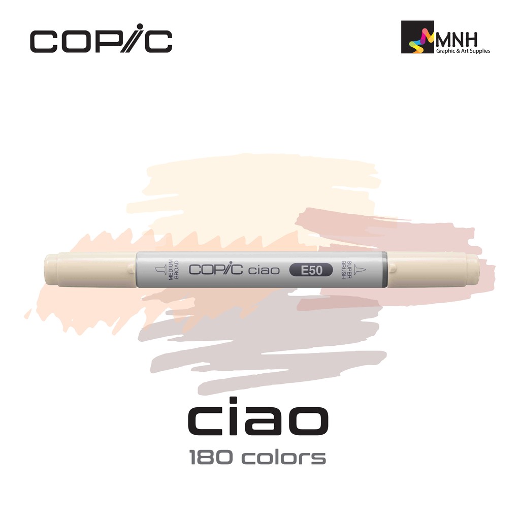 

Spidol Copic Ciao Marker Earth Series (Satuan) E50 - E95