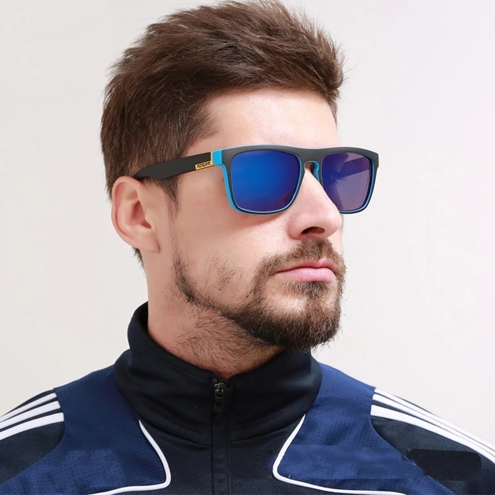 New European and American fashion polarized sunglasses / retro cycling sports sunglasses / anti-ultraviolet driving glasses for men and women