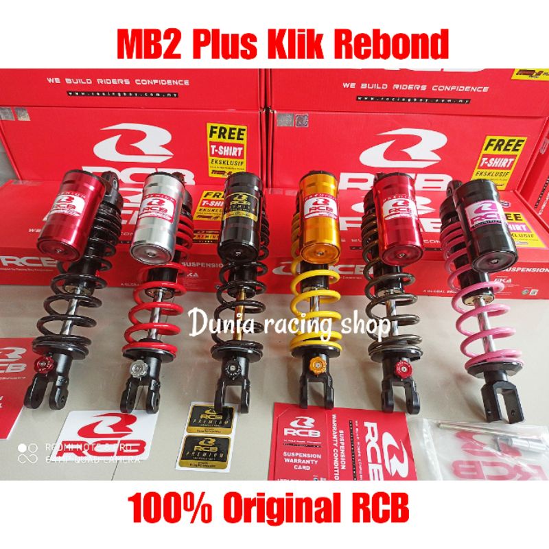 SHOCK RCB Tabung Shock RCB Beat Scoopy Vario 110 Vario 125 Vario 150 Vario 160 Spacy Beat fi Scoopy new Fazzio Lexi Mio Sporty Xeon Fino X Ride Mio M3 Mio J FreeGo Mio Soul GT SkyDrive Spin Original RCB