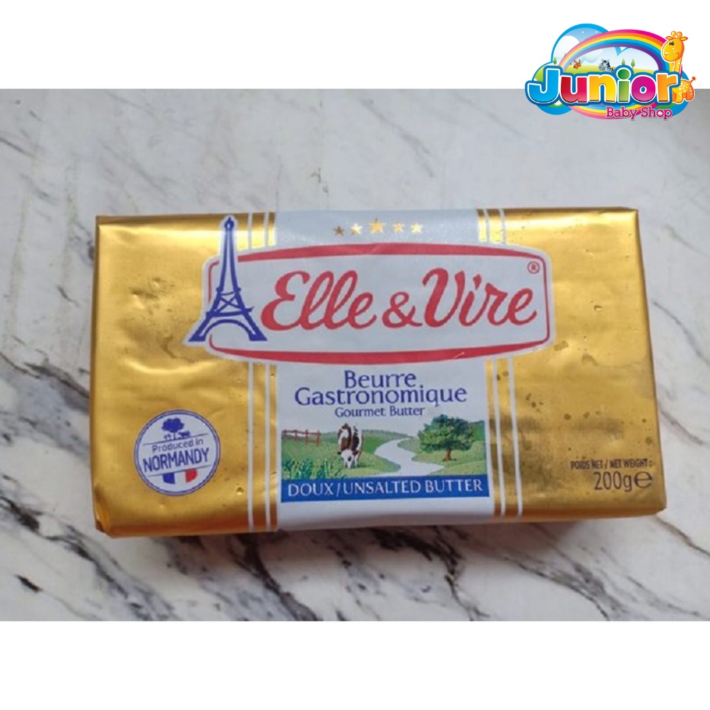 Elle &amp; Vire Butter Packets Unsalted 200gr