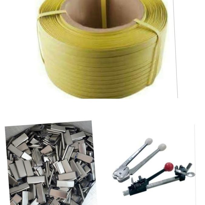 PAKET ALAT PACKING PLASTIK SET TERDIRI ALAT STRAPING + KLEM + TALI