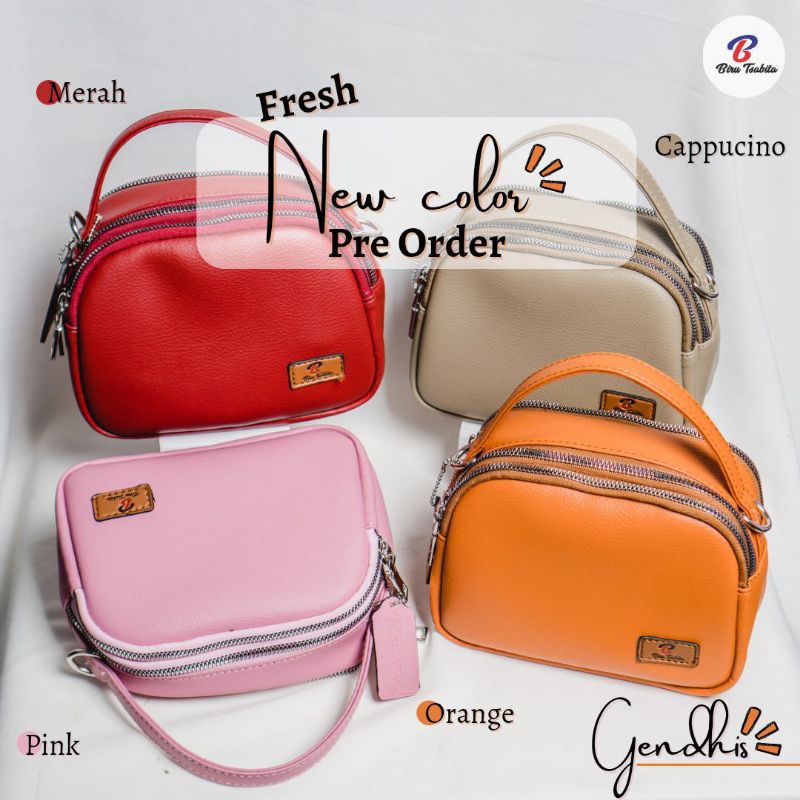 Biru Tsabita Gendhis Bag Tas Selempang Wanita Multifungsi
