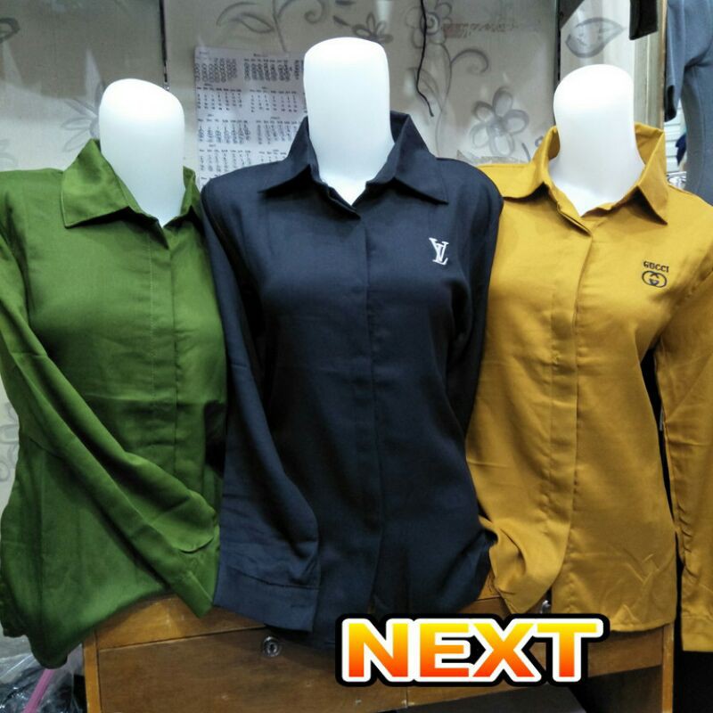 KEMEJA WANITA BURB*RRY LV GUCC*