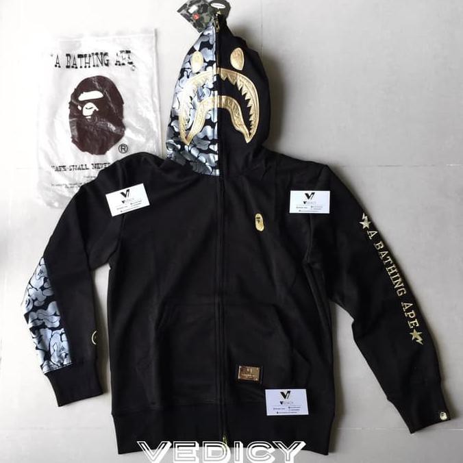 harga hoodie bape shark