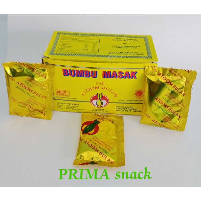 

BUMBU TABUR ATOOM BULAN/bumbu serbaguna perPACK isi 20sachet