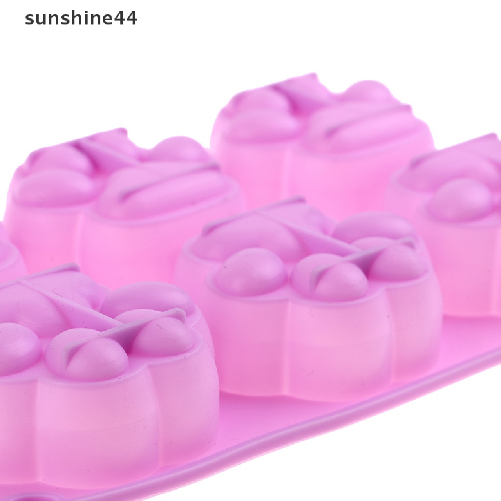 Sunshine Cetakan Kue / Fondant Bentuk Telapak Kaki Anjing / Kucing Bahan Silikon