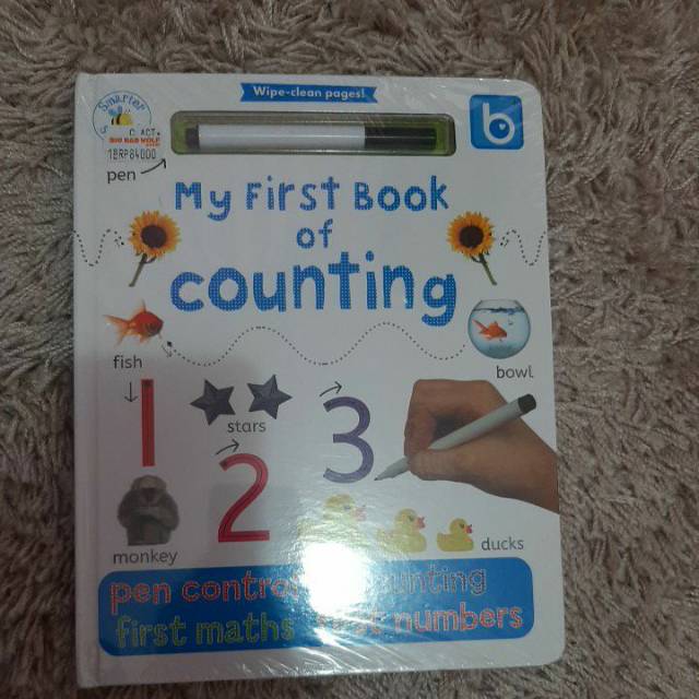 My first book of counting * wipe clwan book*