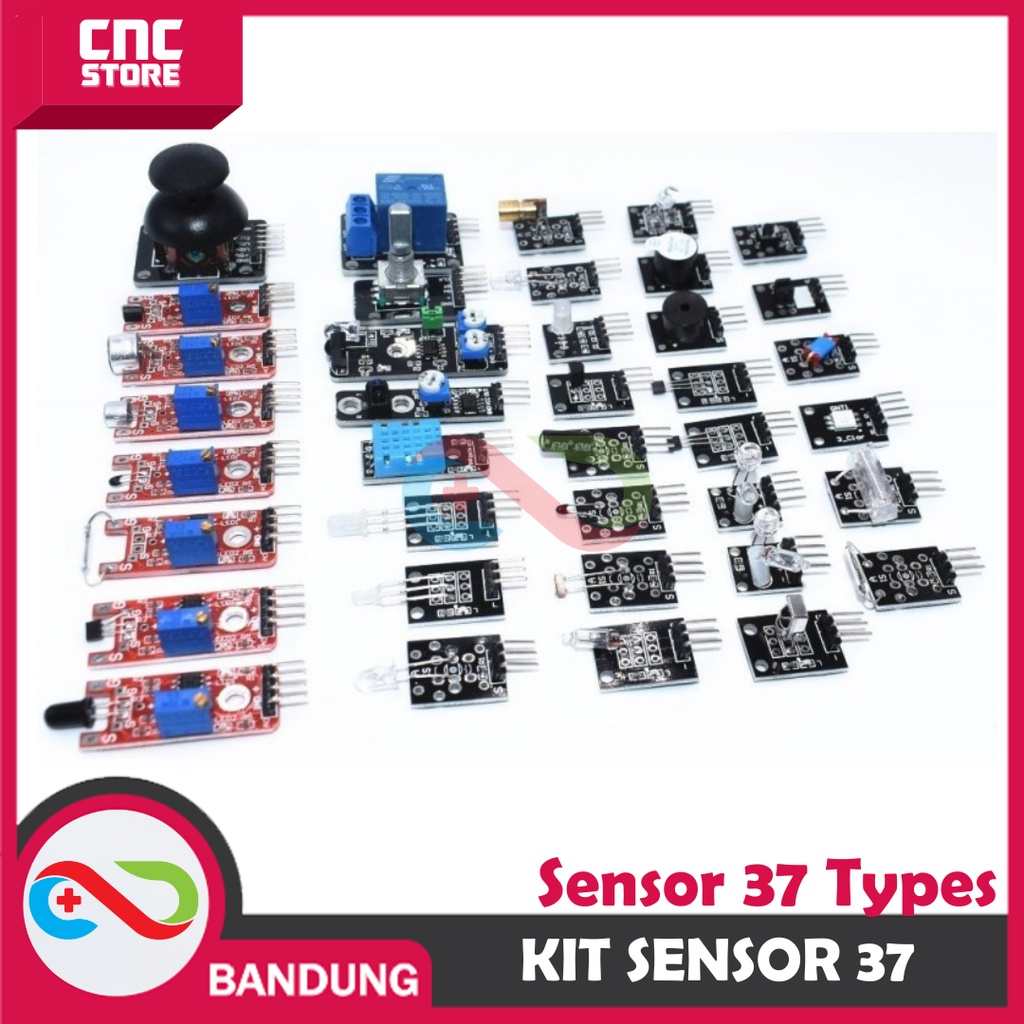 KIT SENSOR 37 TYPES COMPATIBLE FOR ARDUINO