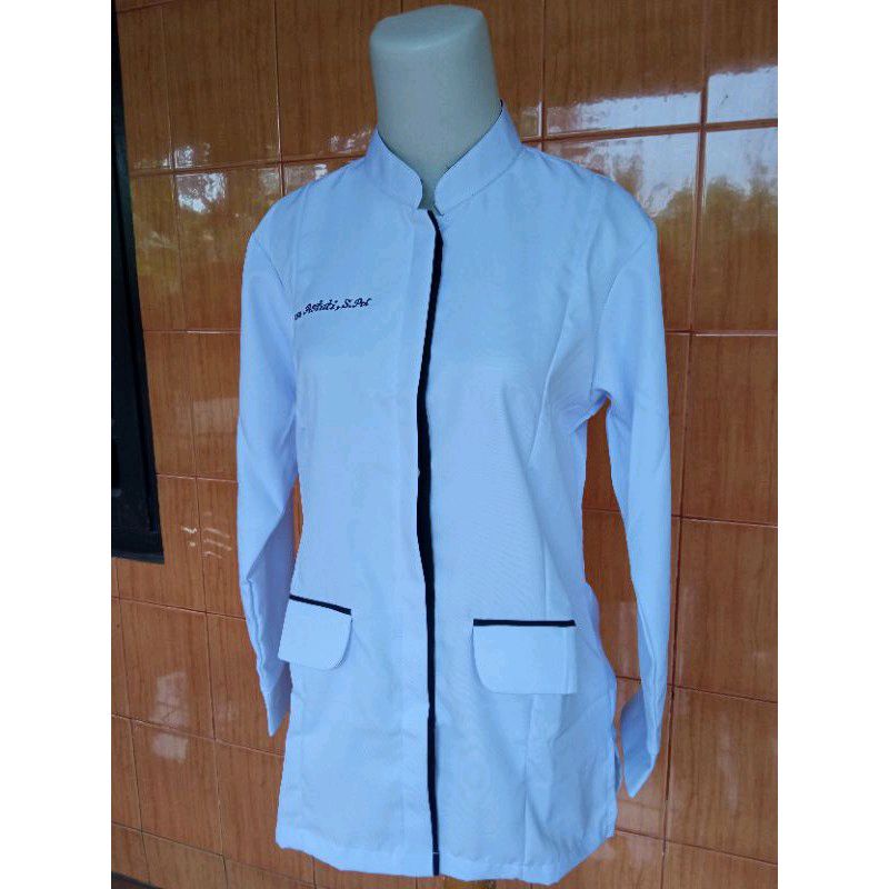 Baju Dinas Hitam Putih Polos / Baju Dinas Hitam Putih ASN