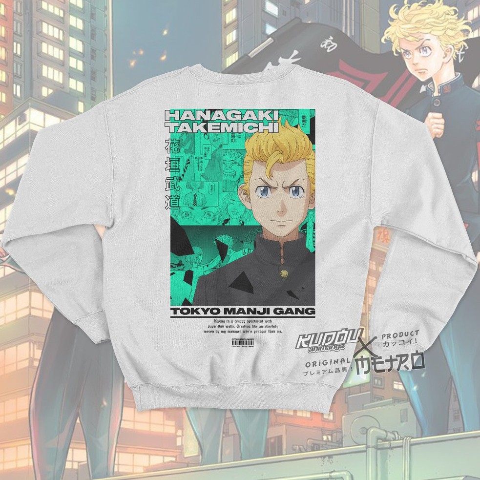 Crewneck Hanagaki Takemichi Anime Tokyo Revenger Manga