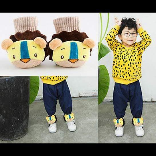 Kaos kaki anak Cute Big Doll Japan Socks LION