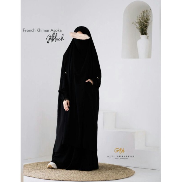French khimar FK asoka by Alfihuraiyah