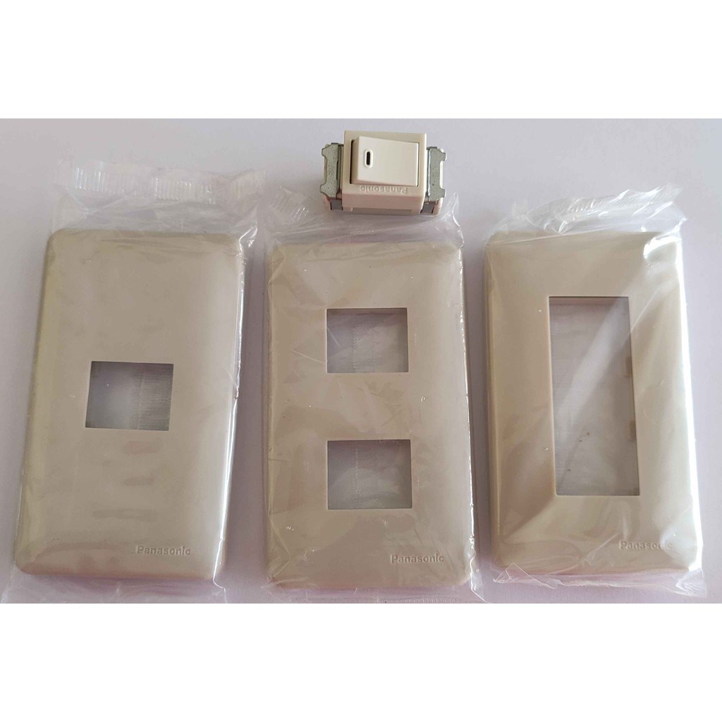 Saklar WNJ 5001-701 Plat Panasonic Frame panjang WNJ 6801 6802 6803 Full Color series Panasonic