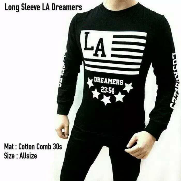 kaos pria Printing motif koran distro NYC New York City