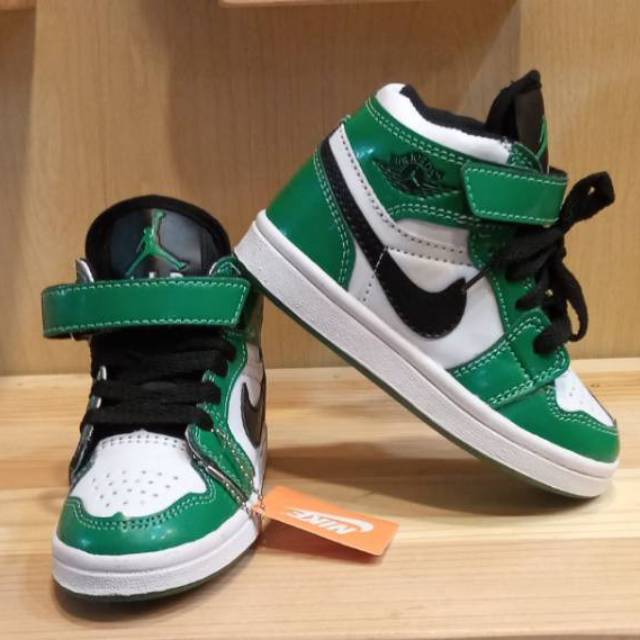 SEPATU JORDAN ANAK MURAH PREMIUM HIGH QUALITY JORDAN KIDS GREEN