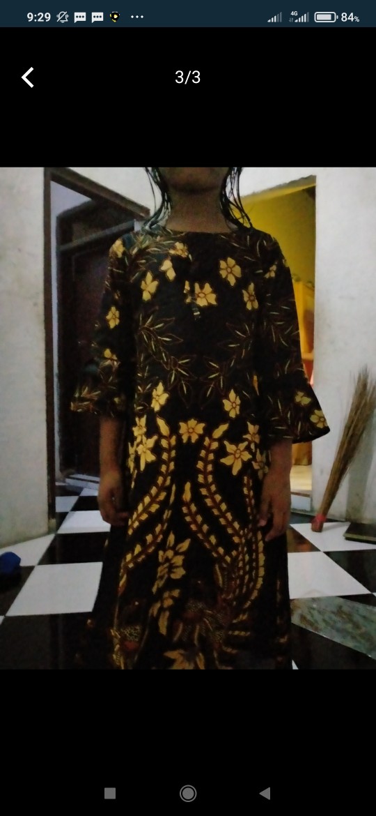 Couple Batik Keluarga || Setelan Couple Batik Ayah Ibu Anak Cewek