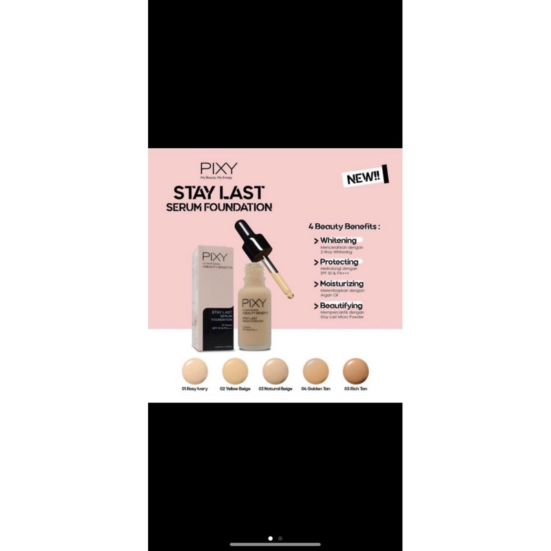 pixy serum foundation