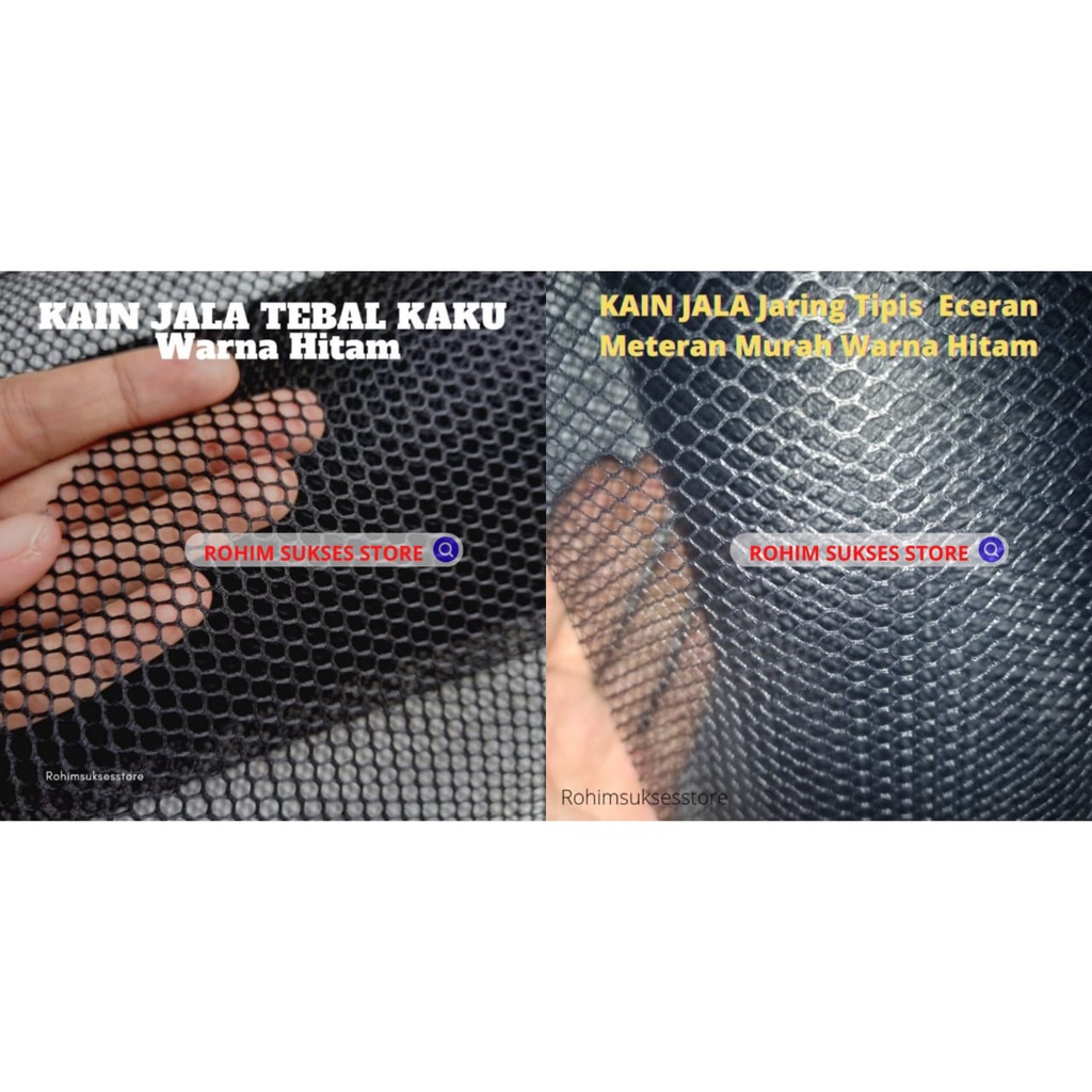 Jala Kain Tebal  Kaku Tipis jaring kain jaring baju senam kain jaring ikan koi box speaker Meteran M