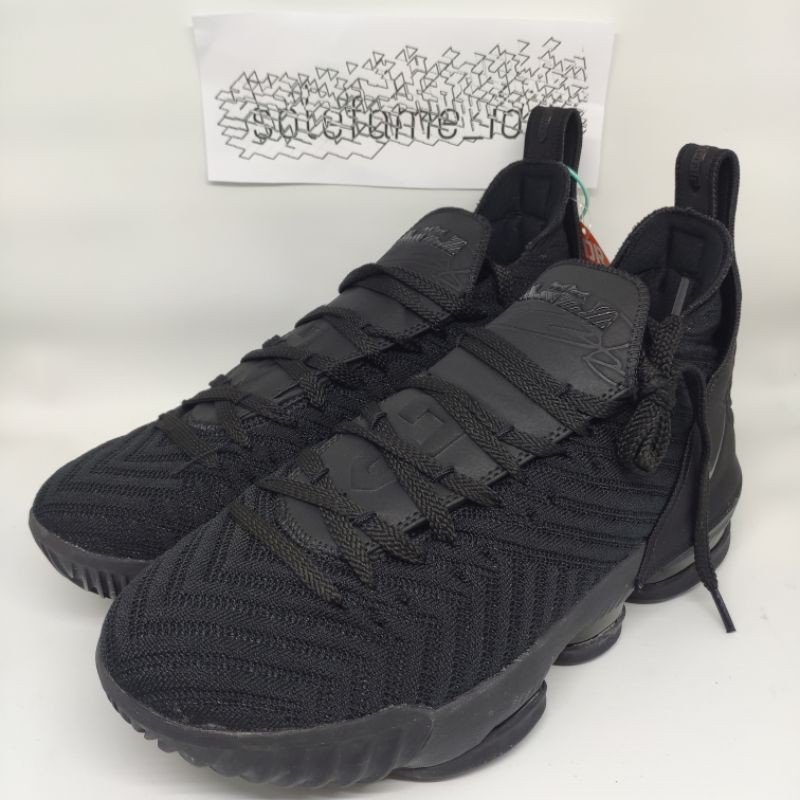 triple black lebron 16