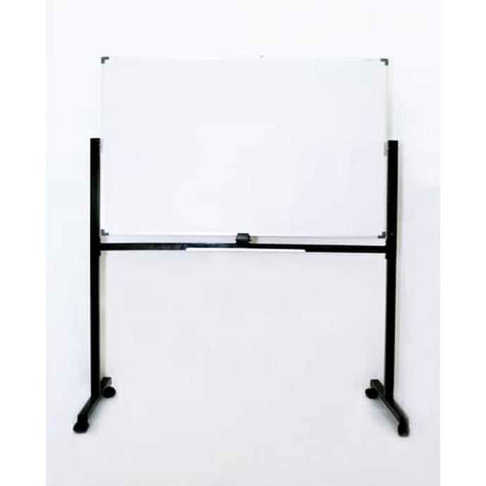 

Whiteboard Sakana 90 X 120 Cm Double Face - Papan Tulis White (Kaki) Mamanmarinto