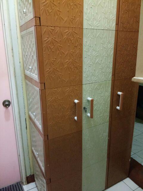 Lemari Plastik Akako Vertical 5 Susun Full Rak / Gantung (harga Promo)