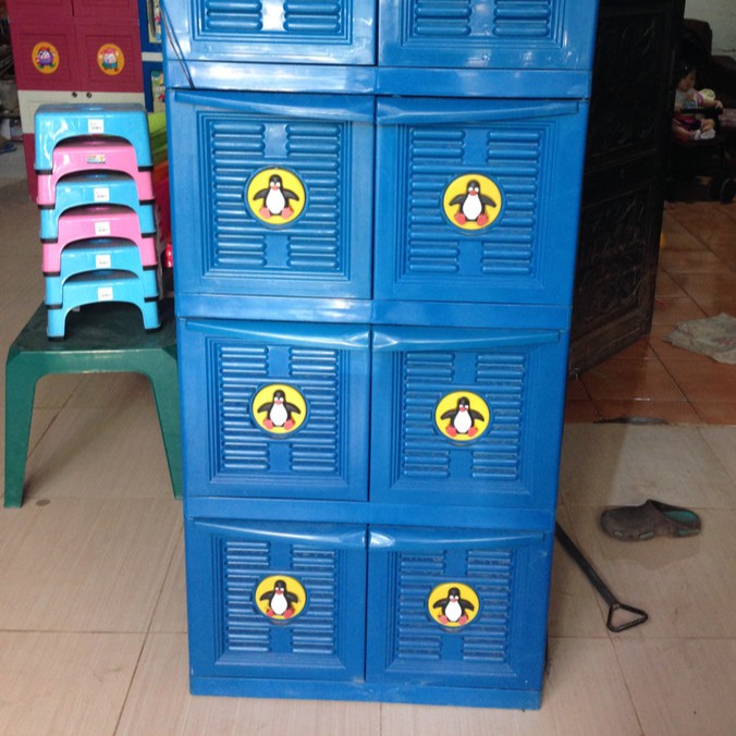 Lemari Plastik Lemari Pakaian JUMBO SUSUN 3