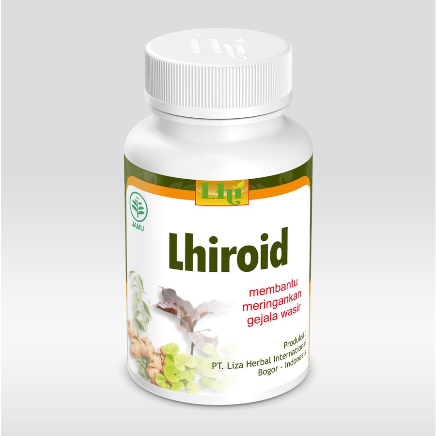 Obat Herbal BPOM Wasir Ambeien Ambeyen Lhiroid Dr Liza 3 botol