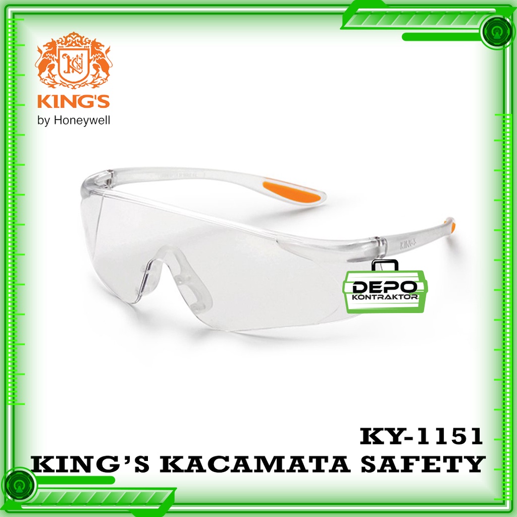 Kings kaca mata safety KY1151 Clear Original Kacamata King’s Original