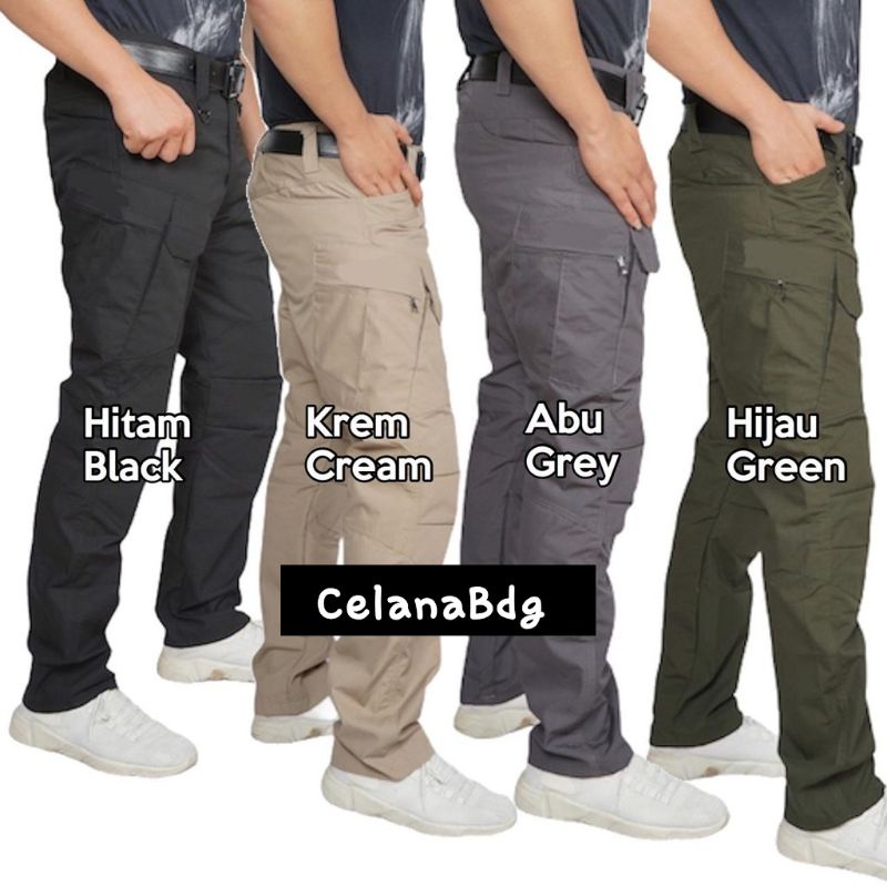 kj74r COD CELANA TACTICAL PRIA AUTDOOR BLACKHAWK CARGO PANJANG DRILL SERAT HALUS NOT RIPSTOP KARGO T