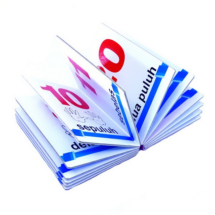 Flash Card Angka Dan Warna Mainan Anak