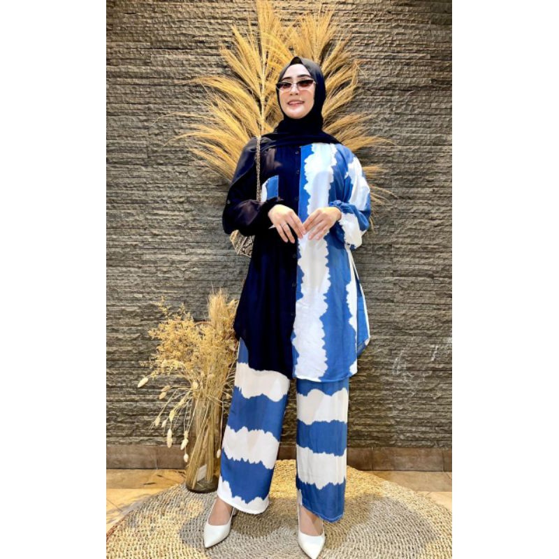 SET LONG TUNIK RAYON