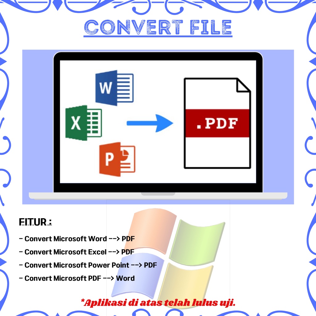Jasa Convert File Word, Excel & Power Point to PDF