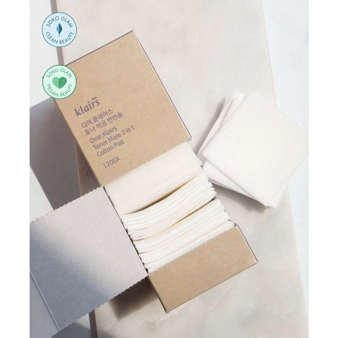 Klairs Toner Mate 2 in 1 Cottonpad