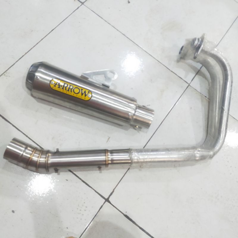 knalpot Arrow ninja 250 fi kolong