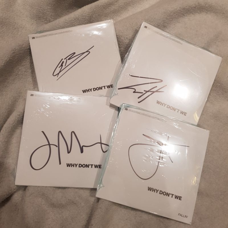 WHY DON'T WE MERCH Fallin' Signed CD