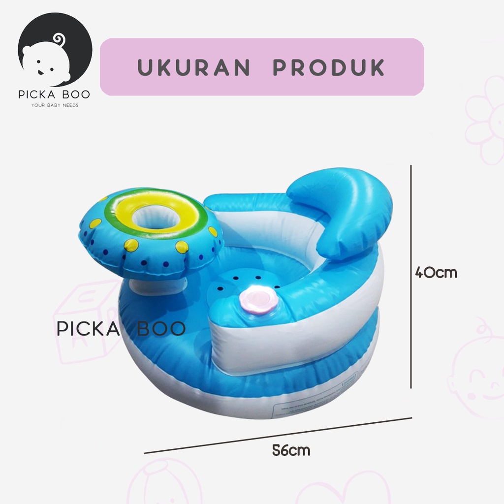 PICKA BOO Sofa Tiup Kursi Pompa Bayi Bentuk Meja