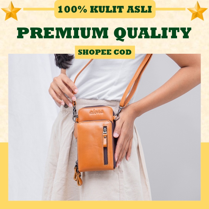 Mini Bag Tas Selempang Slempang Kulit Wanita Alona Siren Bag Branded Sling Bag Slingbag Minibag Mini