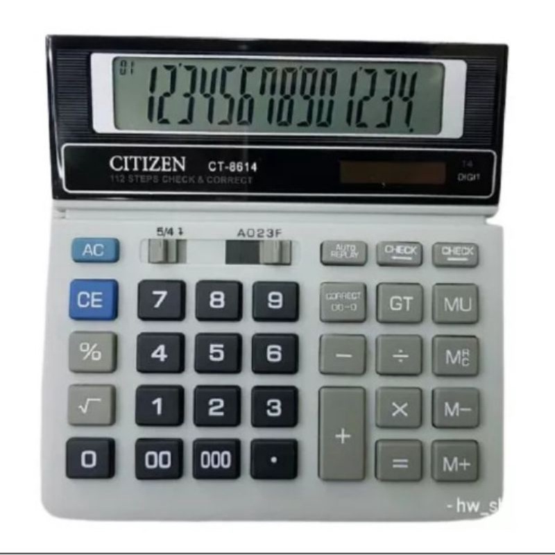 

KALKULATOR DAGANG 14 DIGIT CITIZEN CT-8614