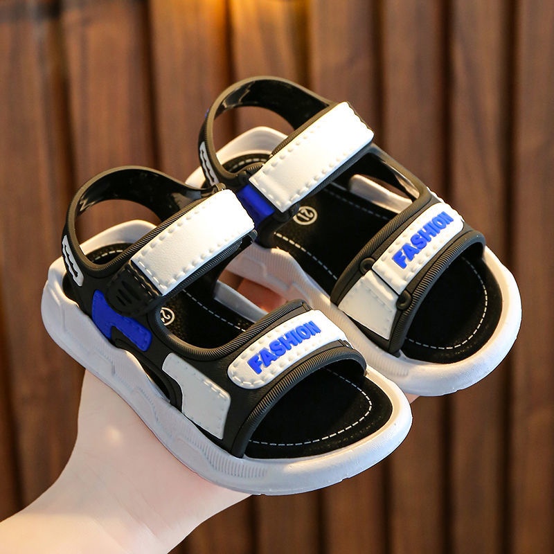 HappyOliver FASHION Sandal gunung Sepatu Sandal Anak Laki Laki Bahan PU Model Lucu 2-7 Tahun Import