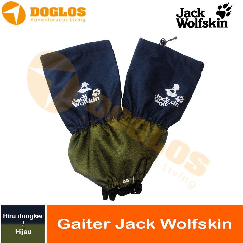 Gaiter Jack Wolfskin Jws Pelindung Kaki dan Sepatu saat Hiking Dongker