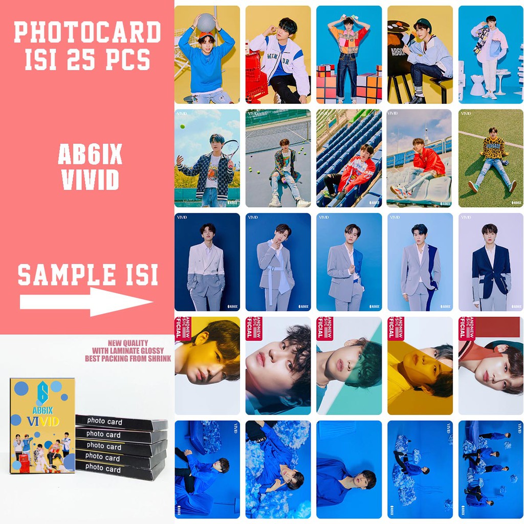 Photocard ab6ix 1 pack isi 25pcs