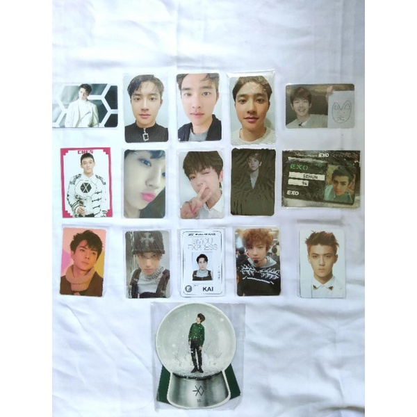 OFFICIAL PC PHOTOCARD EXO KPOP Sehun D.O. DO Kyungsoo Baekhyun Chen Kai Coming Over DFTF Don't Fight