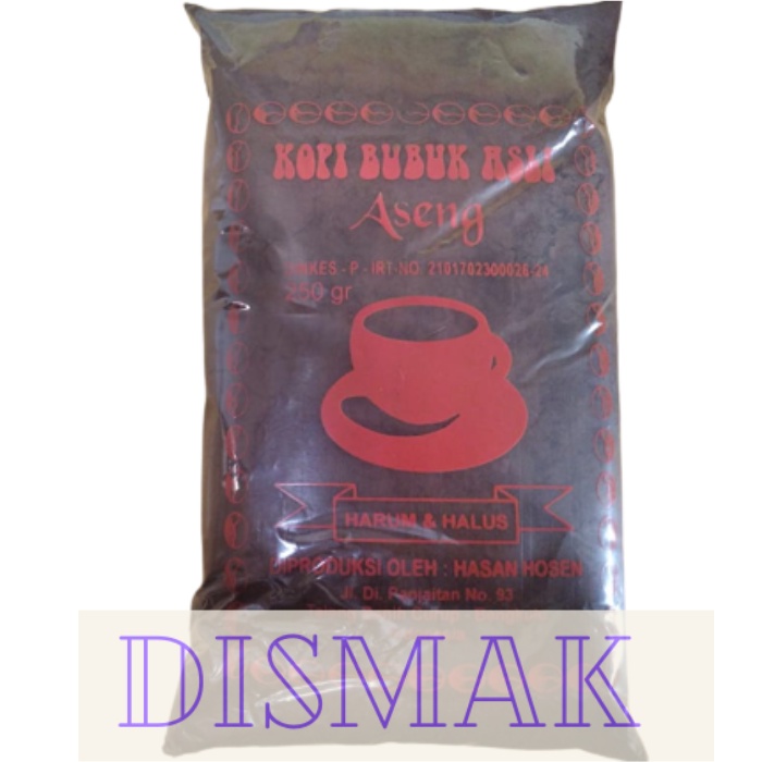 Kopi Bubuk Aseng 250 gram Curup Rejang Lebong