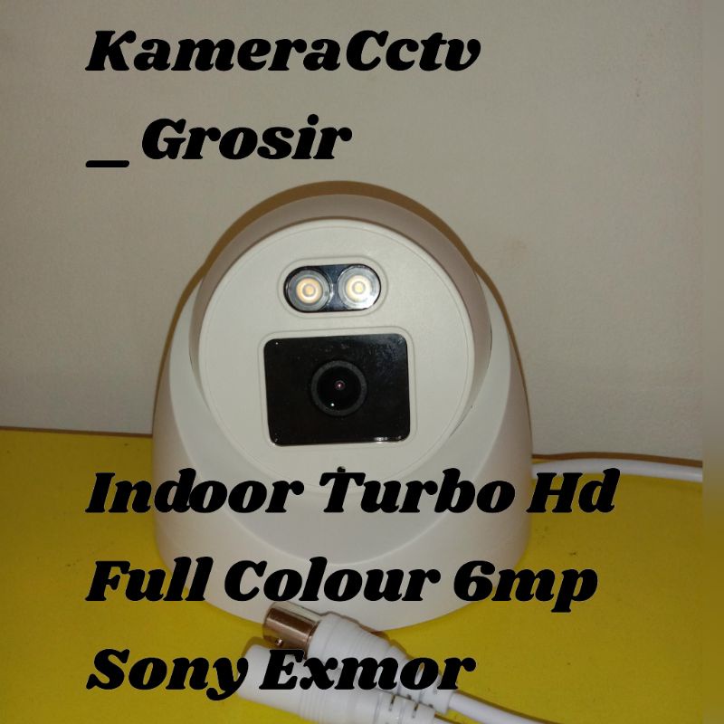 Kamera cctv ColorVu indoor 6mp Full hd 1080p 24 jam bewarna