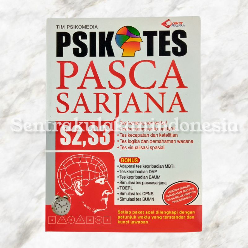 Laskar Aksara | Buku Psikotes Pasca Sarjana