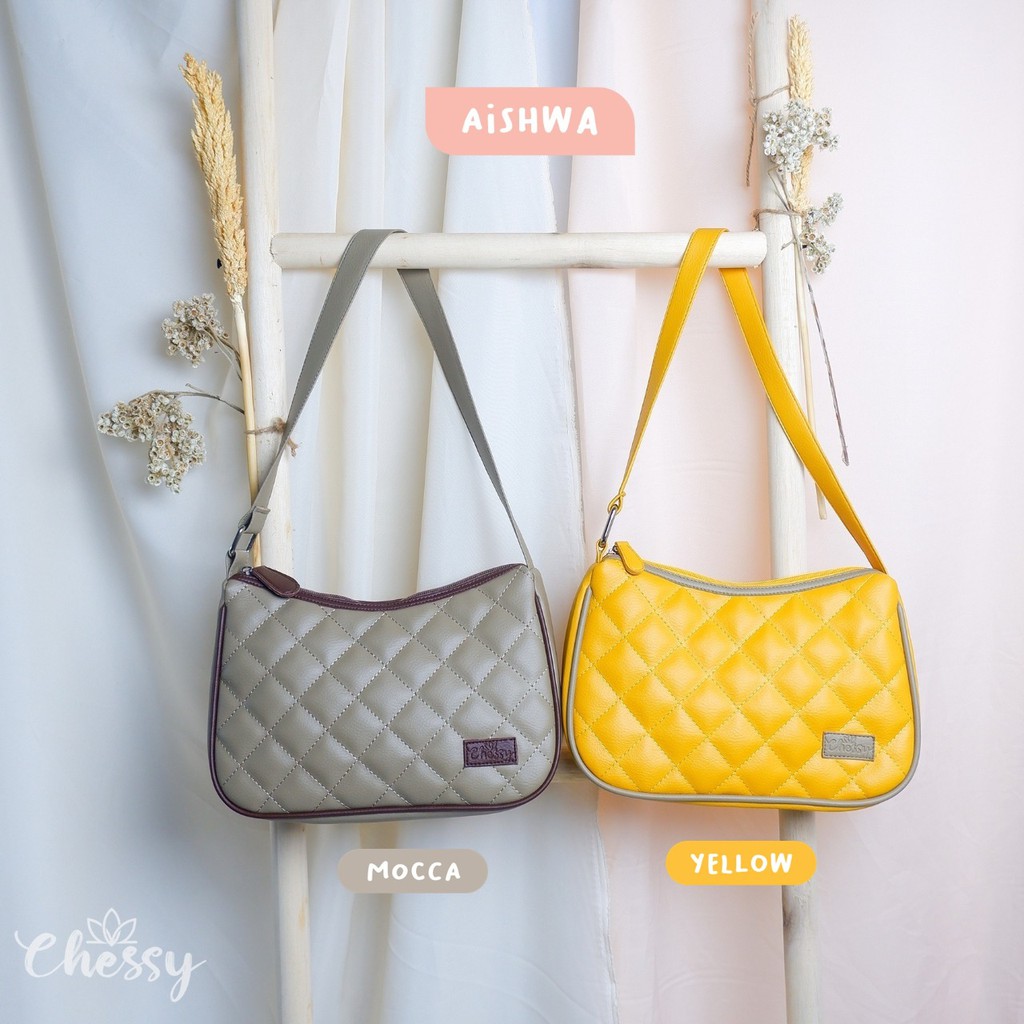 Tas Kulit Sintetis Shoulder Bag Aishwa By Chessy