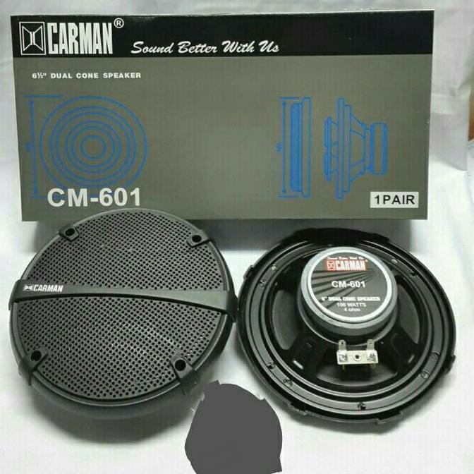 SPEAKER MOBIL SPEAKER PINTU MOBIL 6 1/2 INCH CARMAN CM-601 100 WATT
