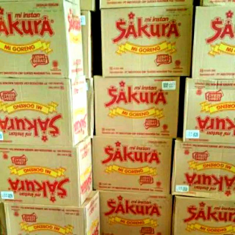 1 DUS MI SAKURA GORENG Isi 40pcs - Mie Instan