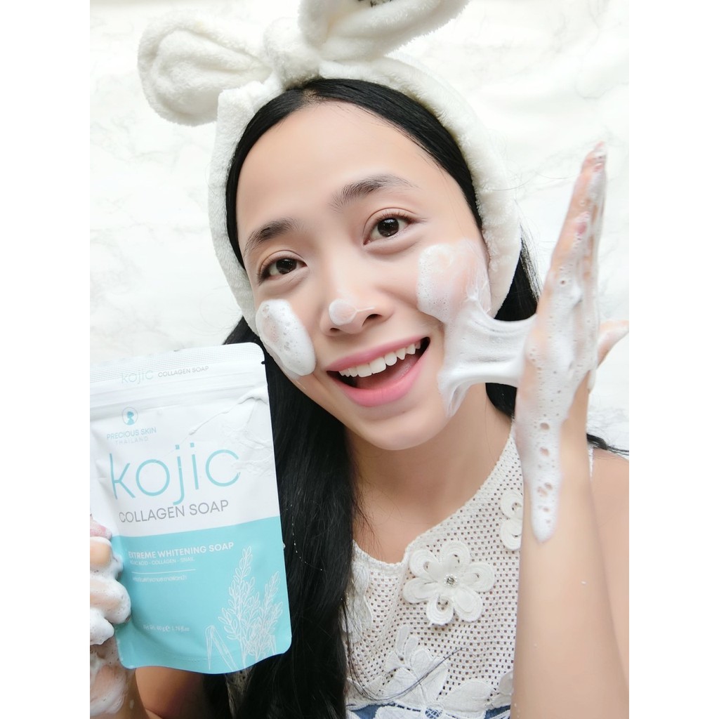 [BPOM ] KOJIC EXTREME WHITENING COLLAGEN SOAP BY PRECIOUS SKIN / SABUN KOLAGEN / SOAP / SABUN